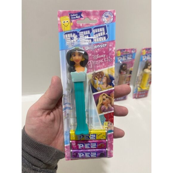 Pez Disney Princess 4 Piece Set Plus One Assorted Flavor Candy Refill Package - Picture 6 of 10